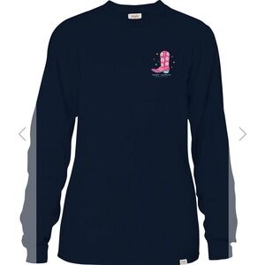 Simply Southern Walk by Faith Tee Pink Cowgirl Boots T-shirt Women’s Plus XL